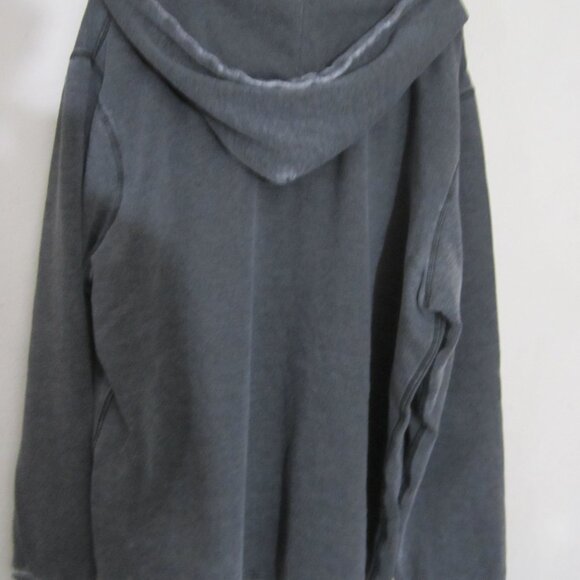 Lucky Brand Women's Draw-String Hoodie Distressed in Gray Size XXL - Picture 5 of 10